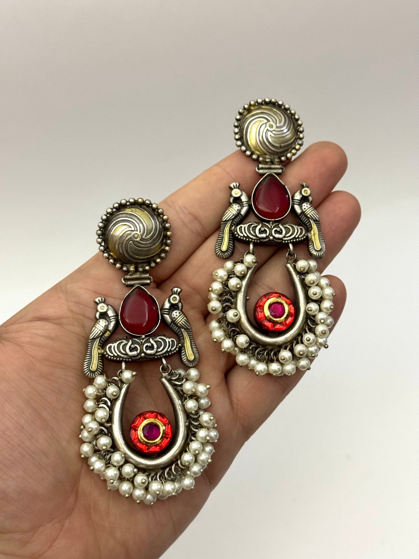 Premium Oxidised Layla Earrings