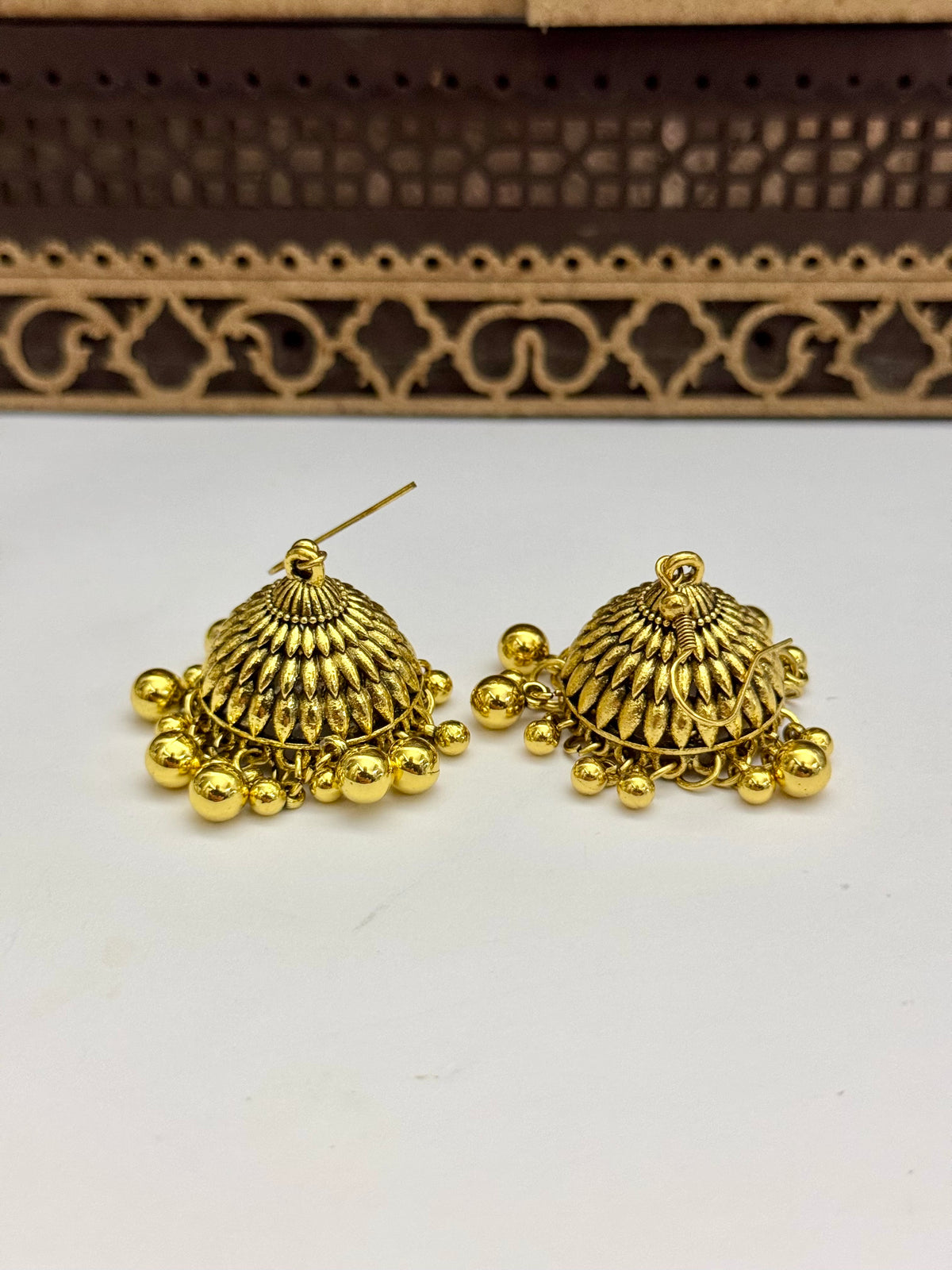 Oxidised jhumka