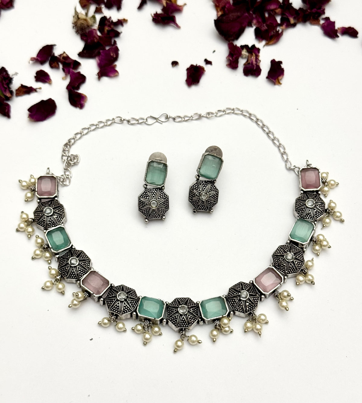 Premium oxidised Necklace set