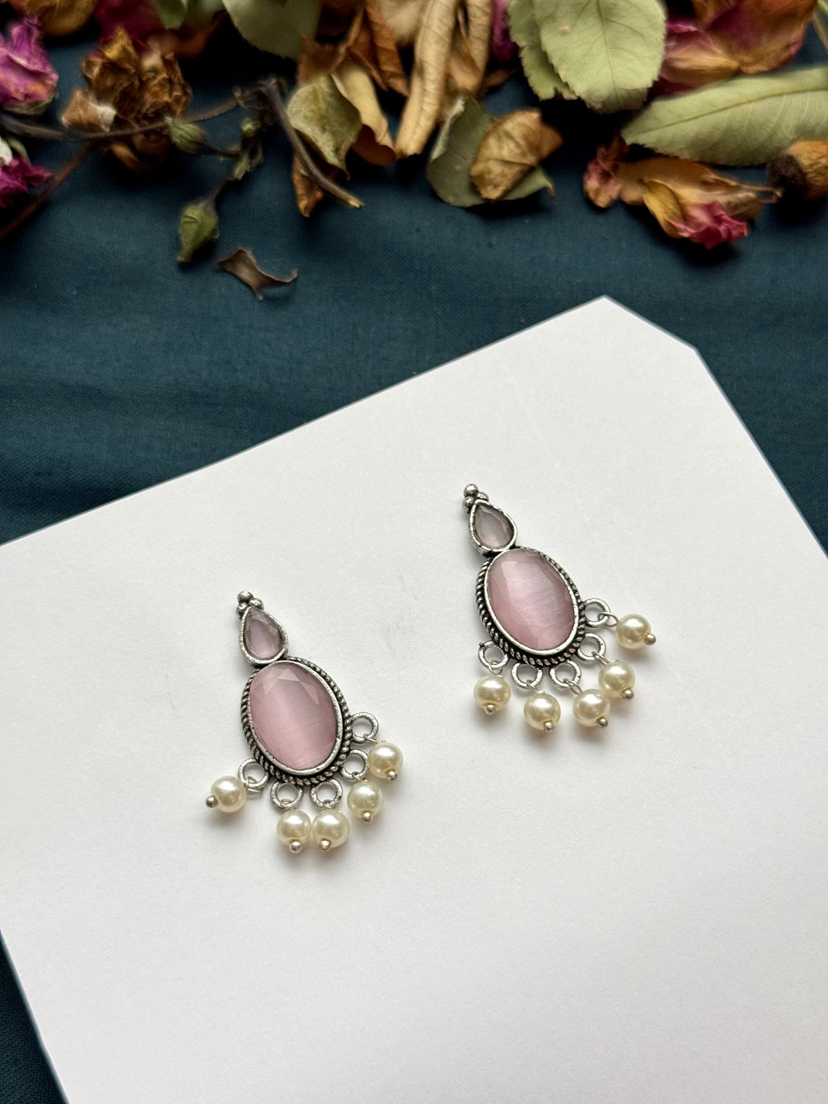 Premium brass made oxidised Earrings