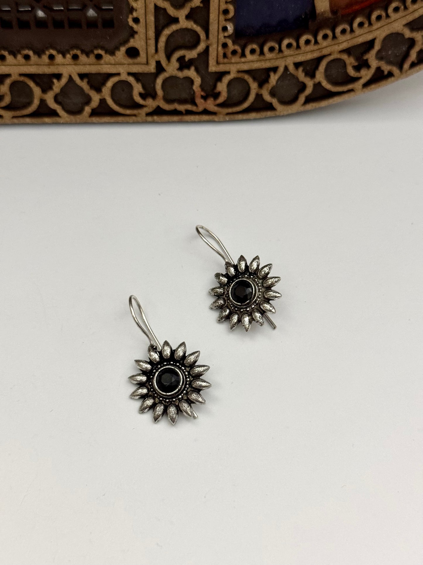 Premium oxidised Brass made Earrings