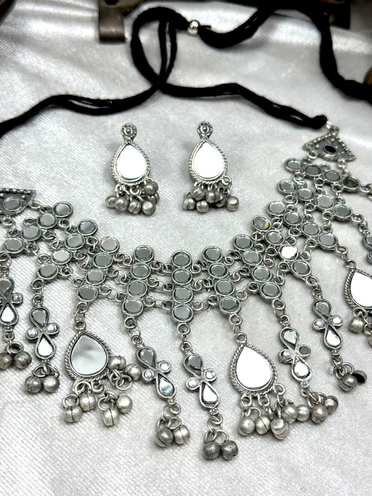 Oxidised Mehak set