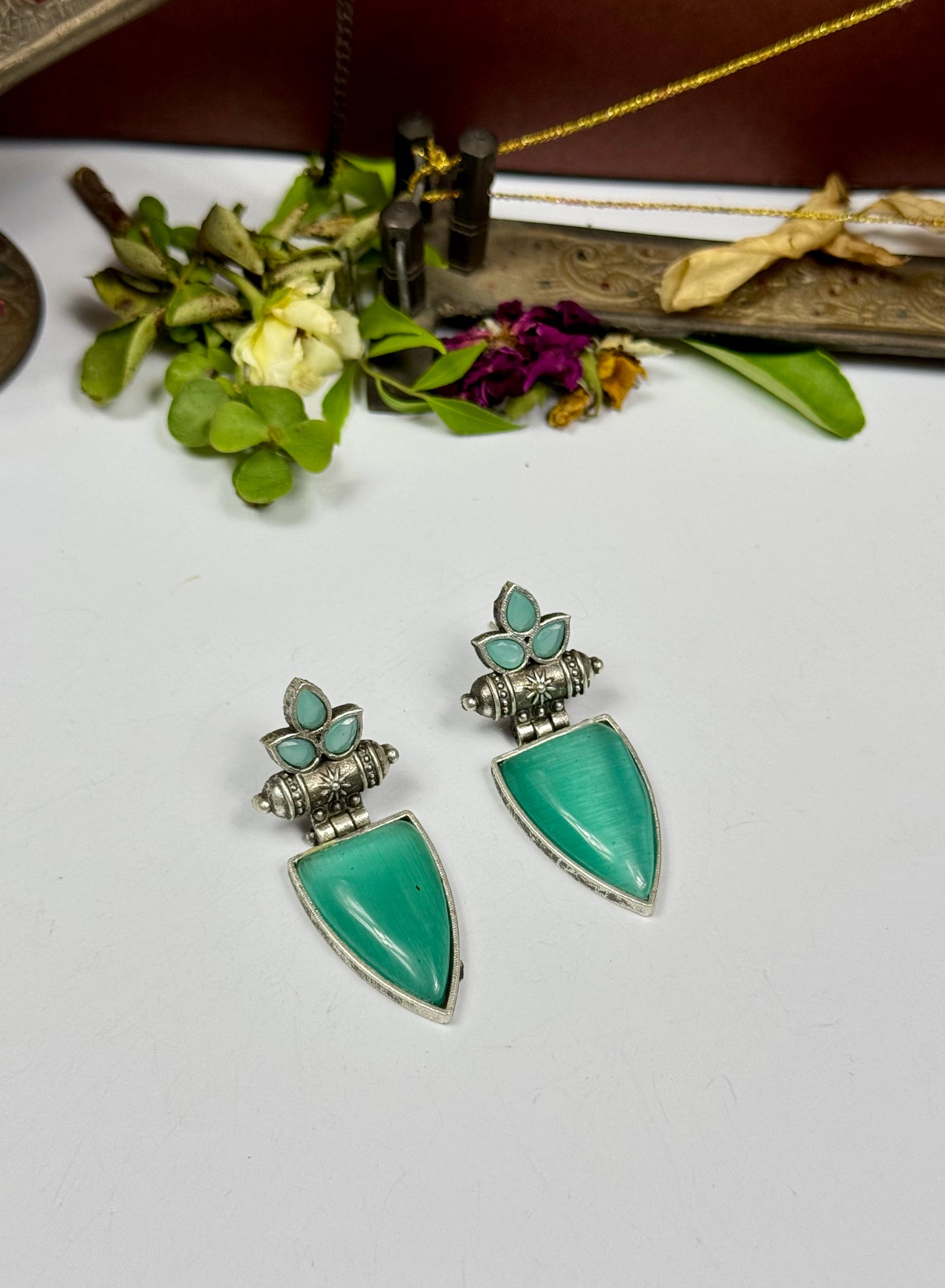 Premium Oxidised Tehzeeb Earrings