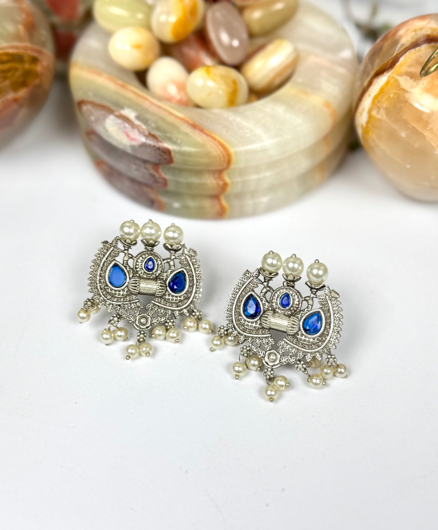 Premium Brass made Oxidised Earrings