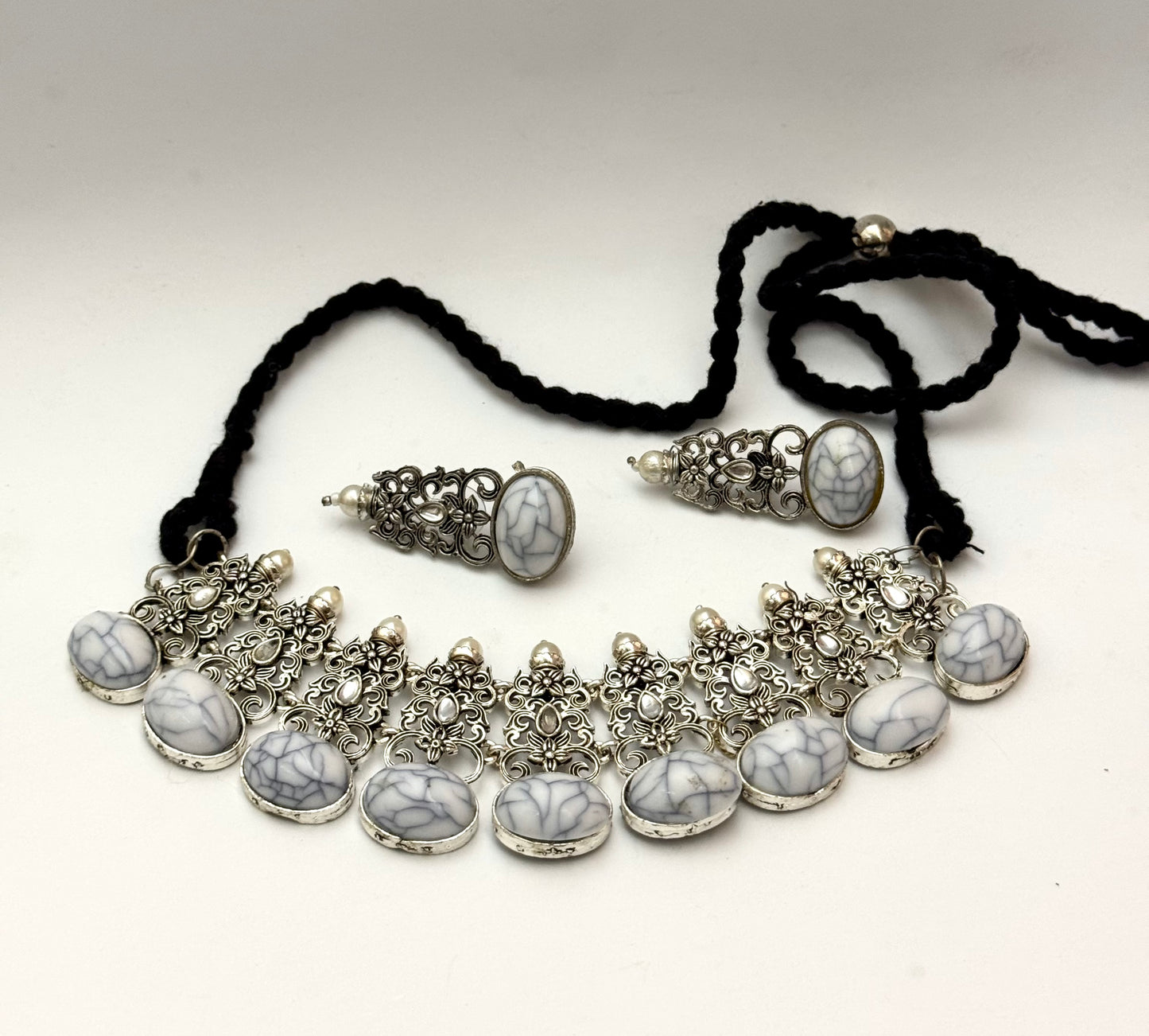Oxidised Sultana Set