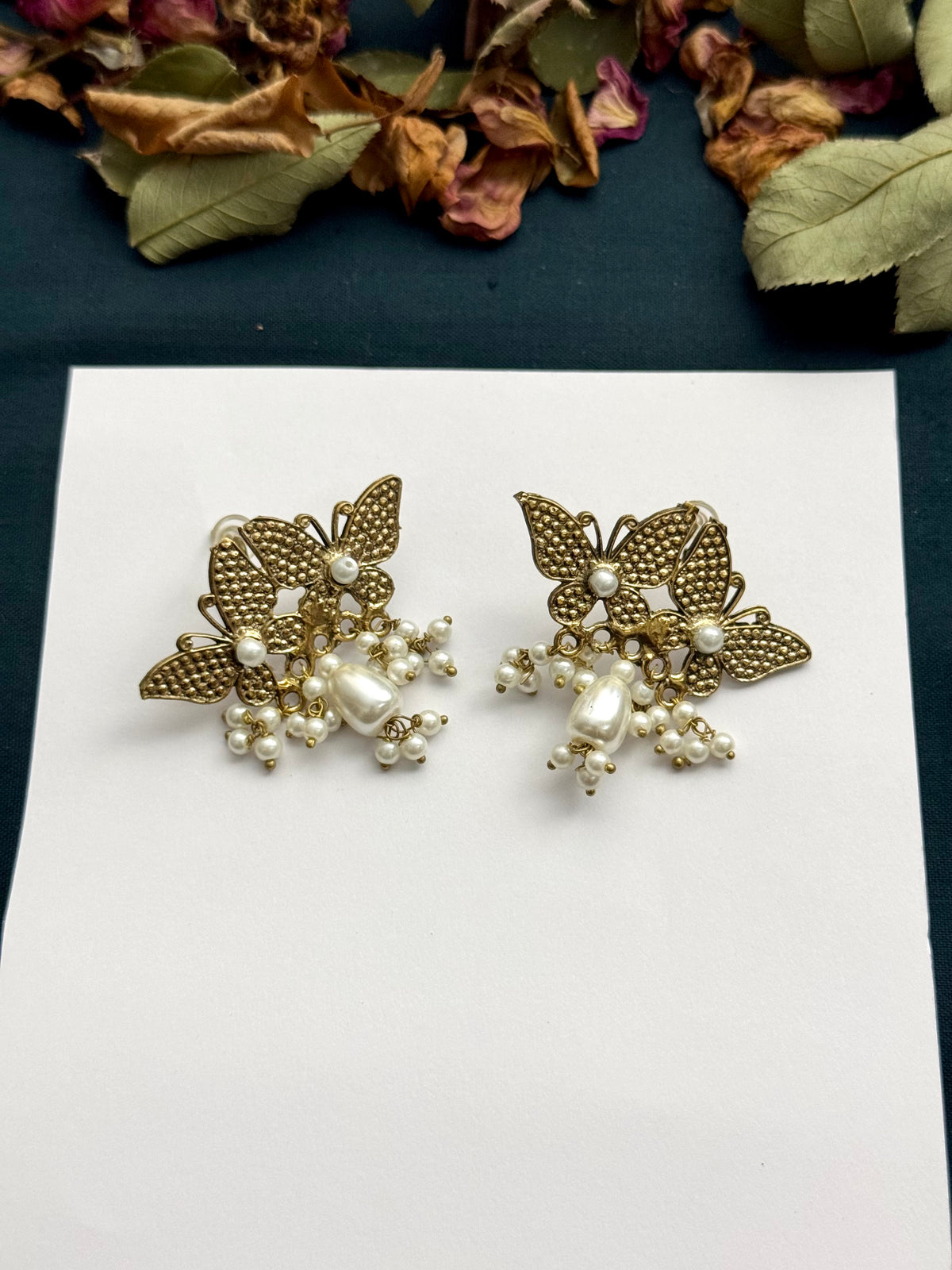 Tribal Butterfly Earrings