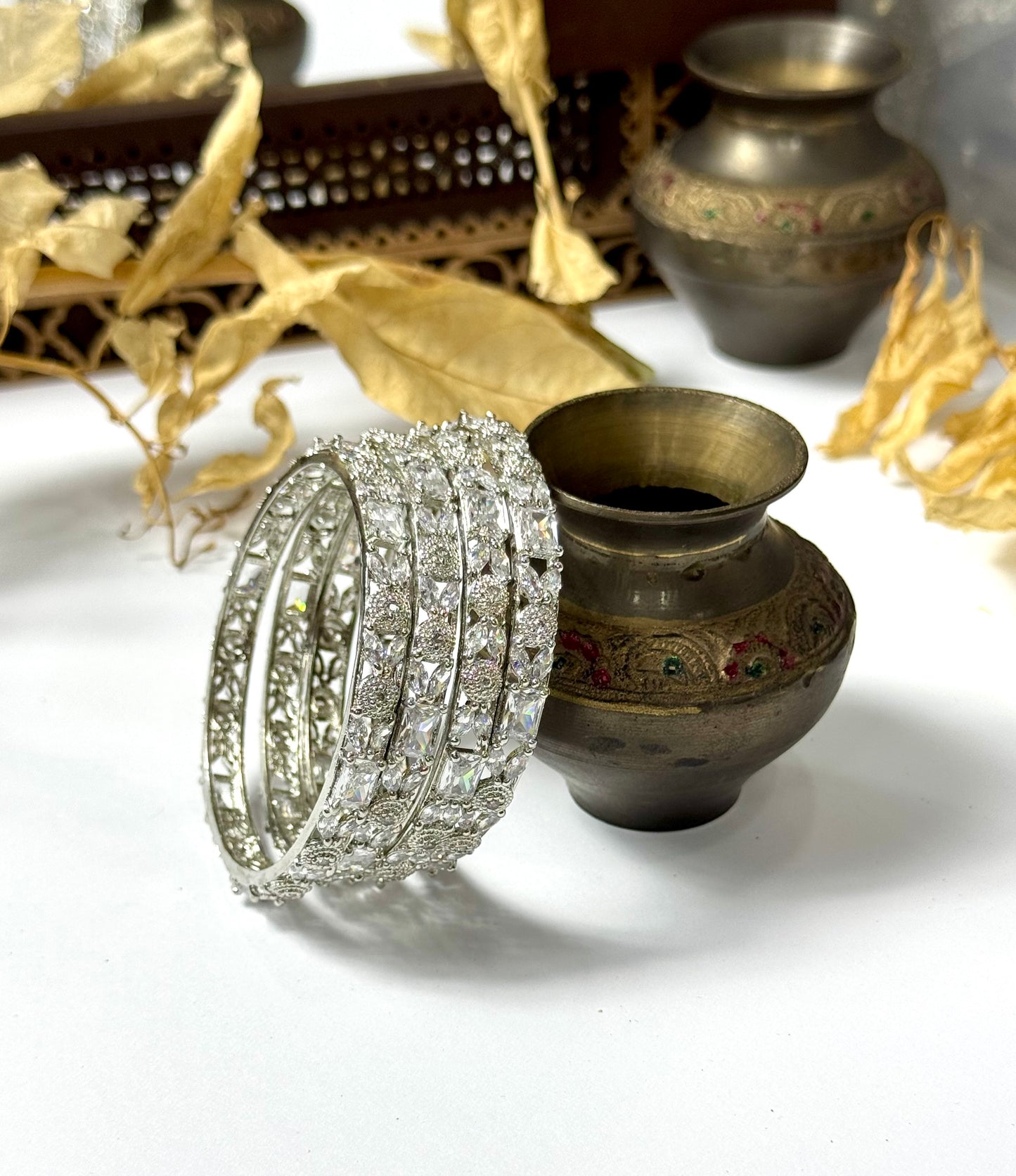 American Diamond 1 karat bangles