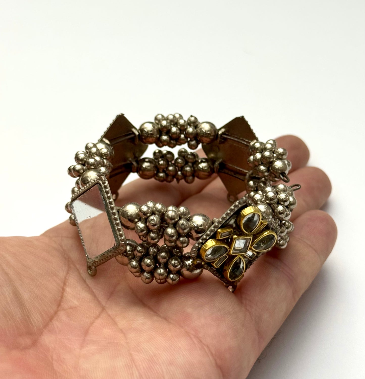 Oxidised openable Bangle