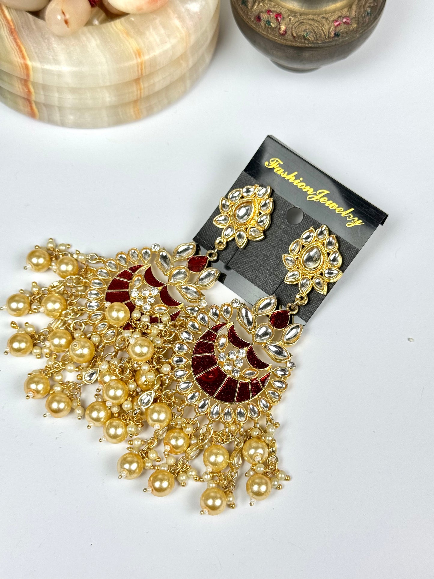 Imported Mina Kundn Earrings