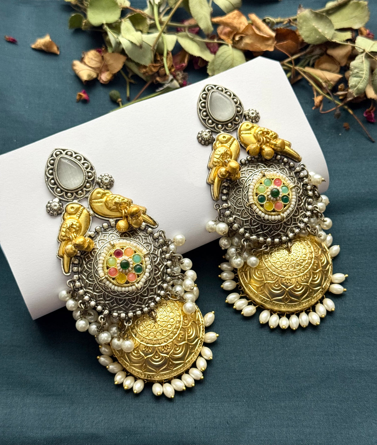 Premium Oxidised Alizeh Full size Jhumka