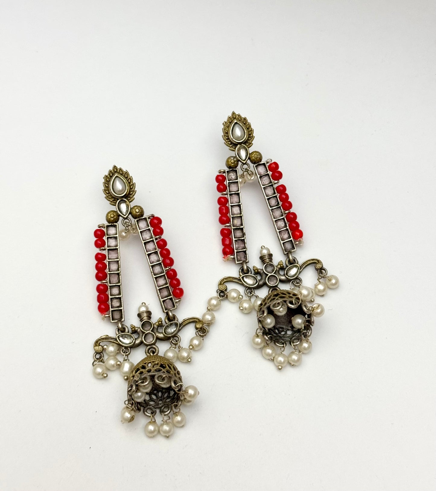 Premium Brass made Oxidised Jhumka