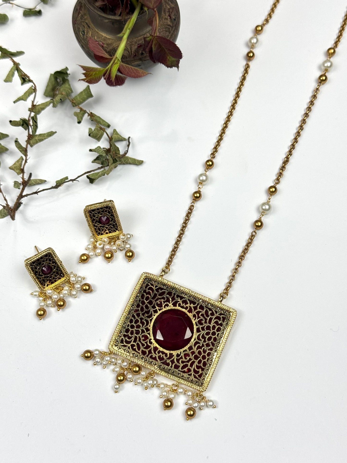 Premium Brass made oxidised set