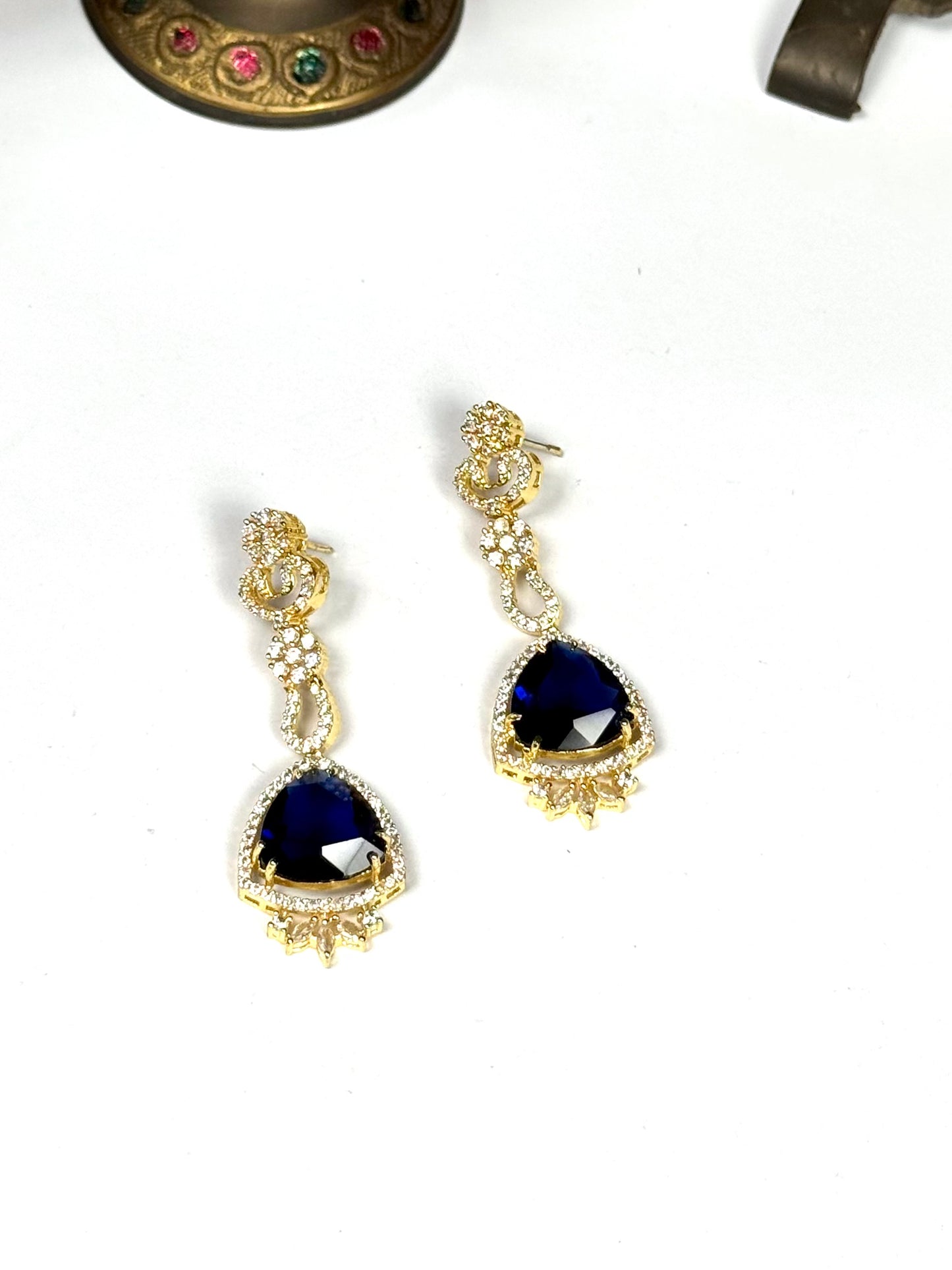 American Diamond 1 karat Earrings