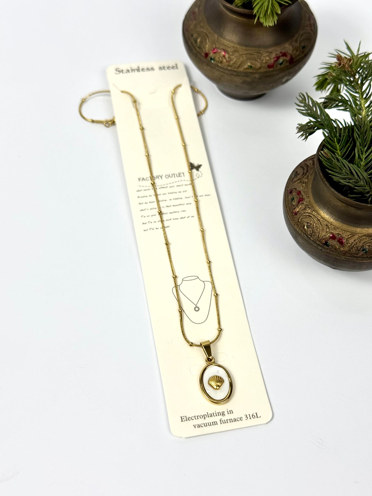 Stainless steel pendant