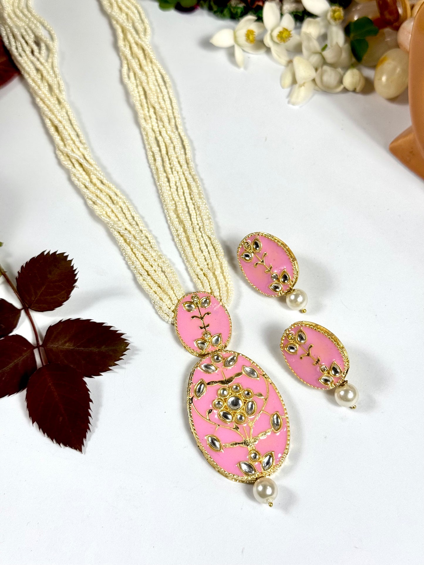 Imported Mina Kundn Mala Set