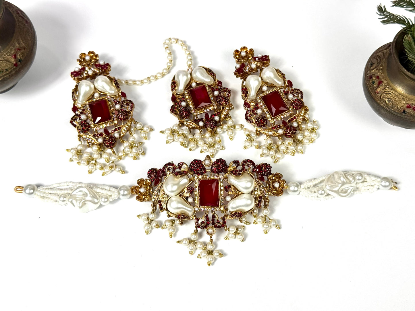 Turkish Dil Nasheen Choker set