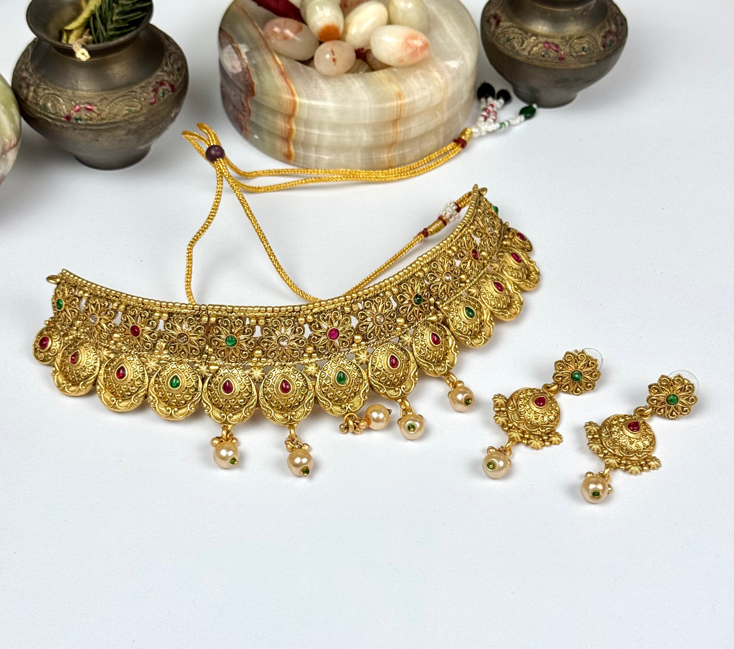 Rajwadi Choker set