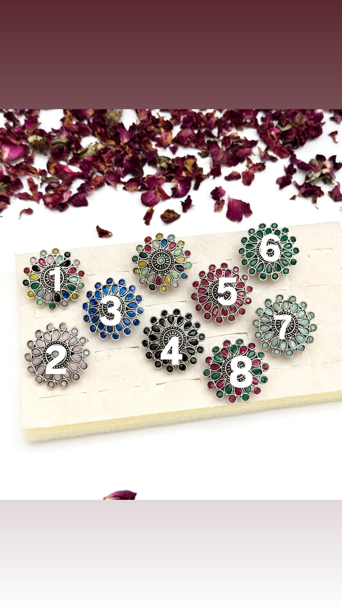 Premium oxidised Adjustable Rings