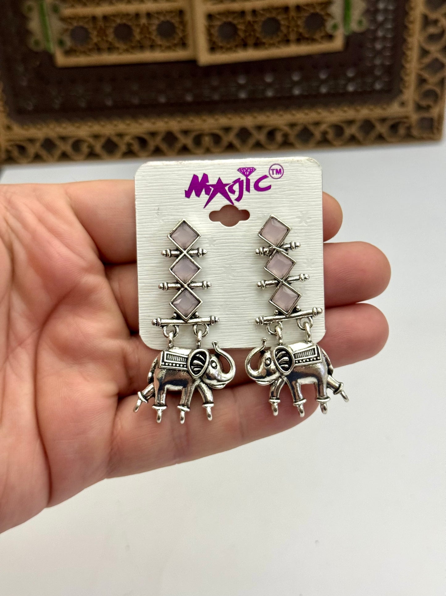Chinese in budget Oxidised Earrings