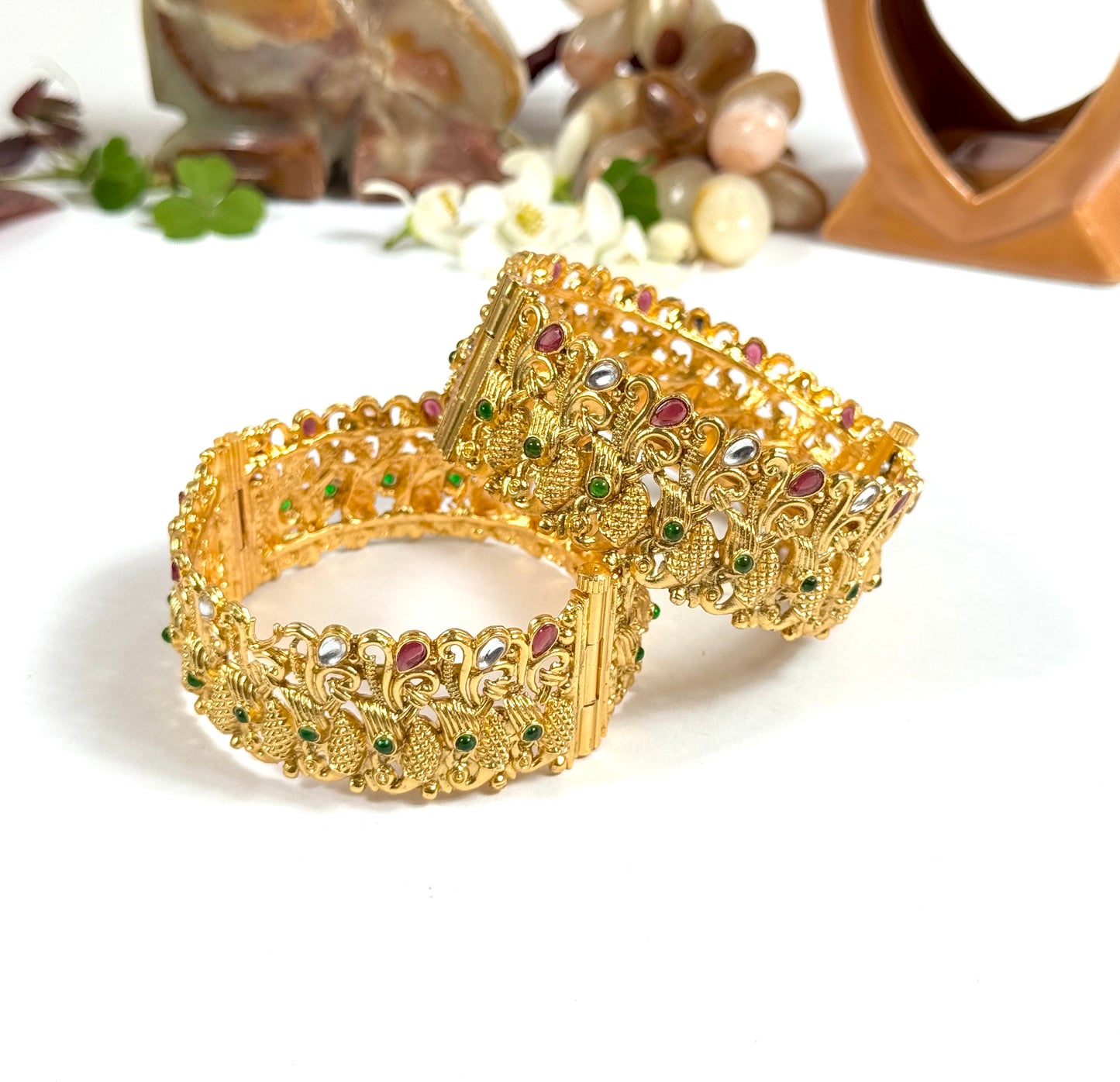Rajwadi Openable Bangle Pair
