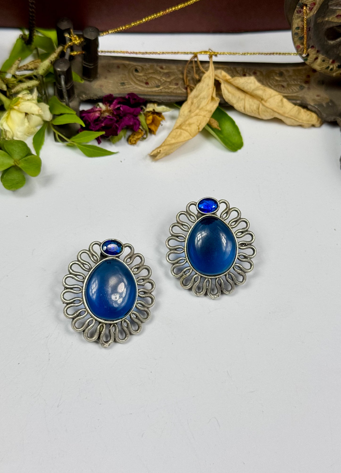 Premium Oxidised Najma Tops