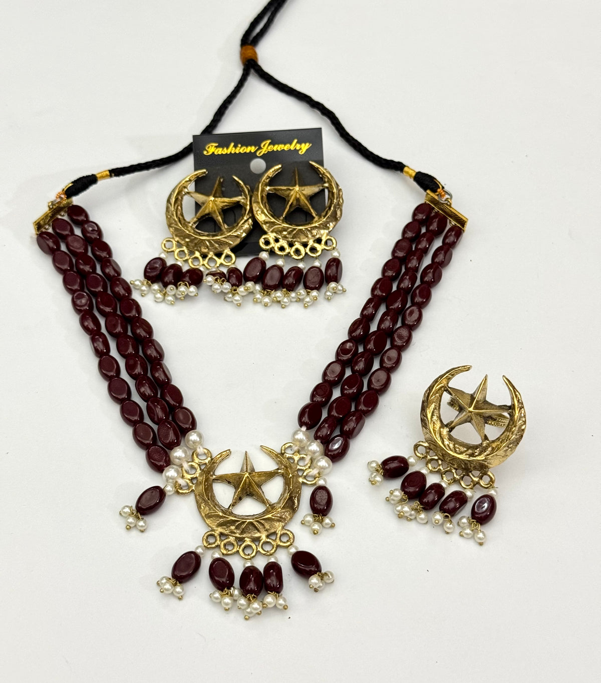 Boho Tribal Statement star Set | Antique Finish Ethnic Set for Women