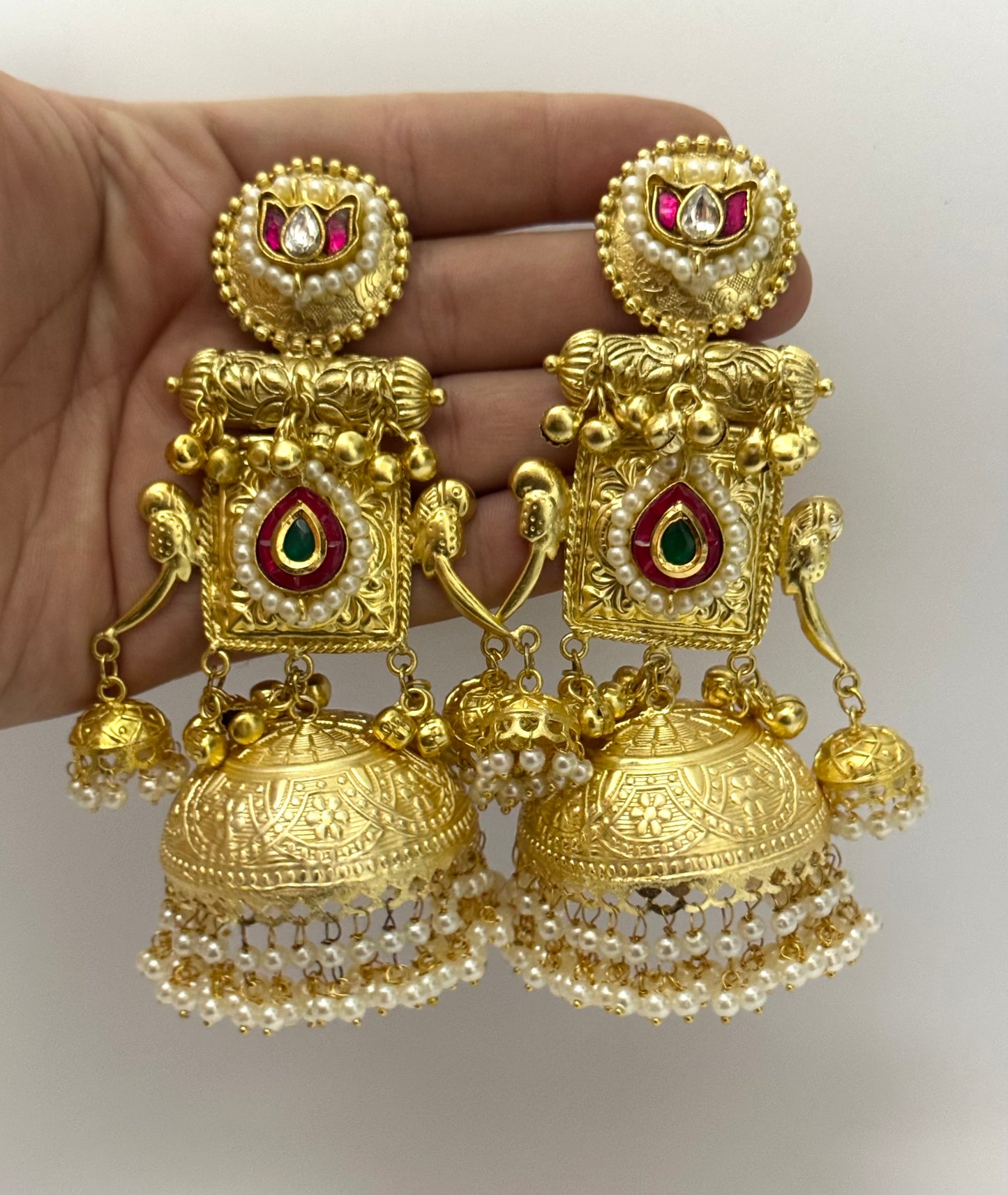 Premium Oxidised kasmiri Jhumka