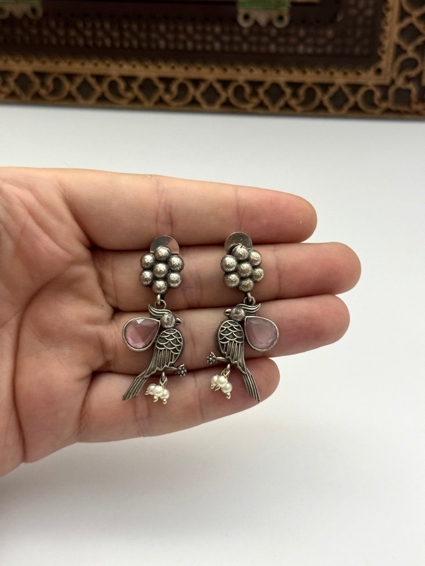 Premium Brass made oxidised Earrings