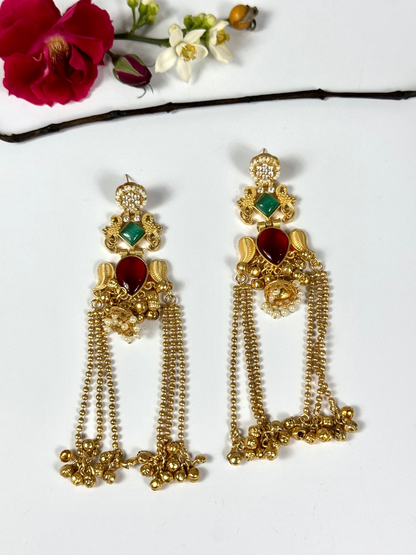 Kasmiri Brass Made Premium Earrings
