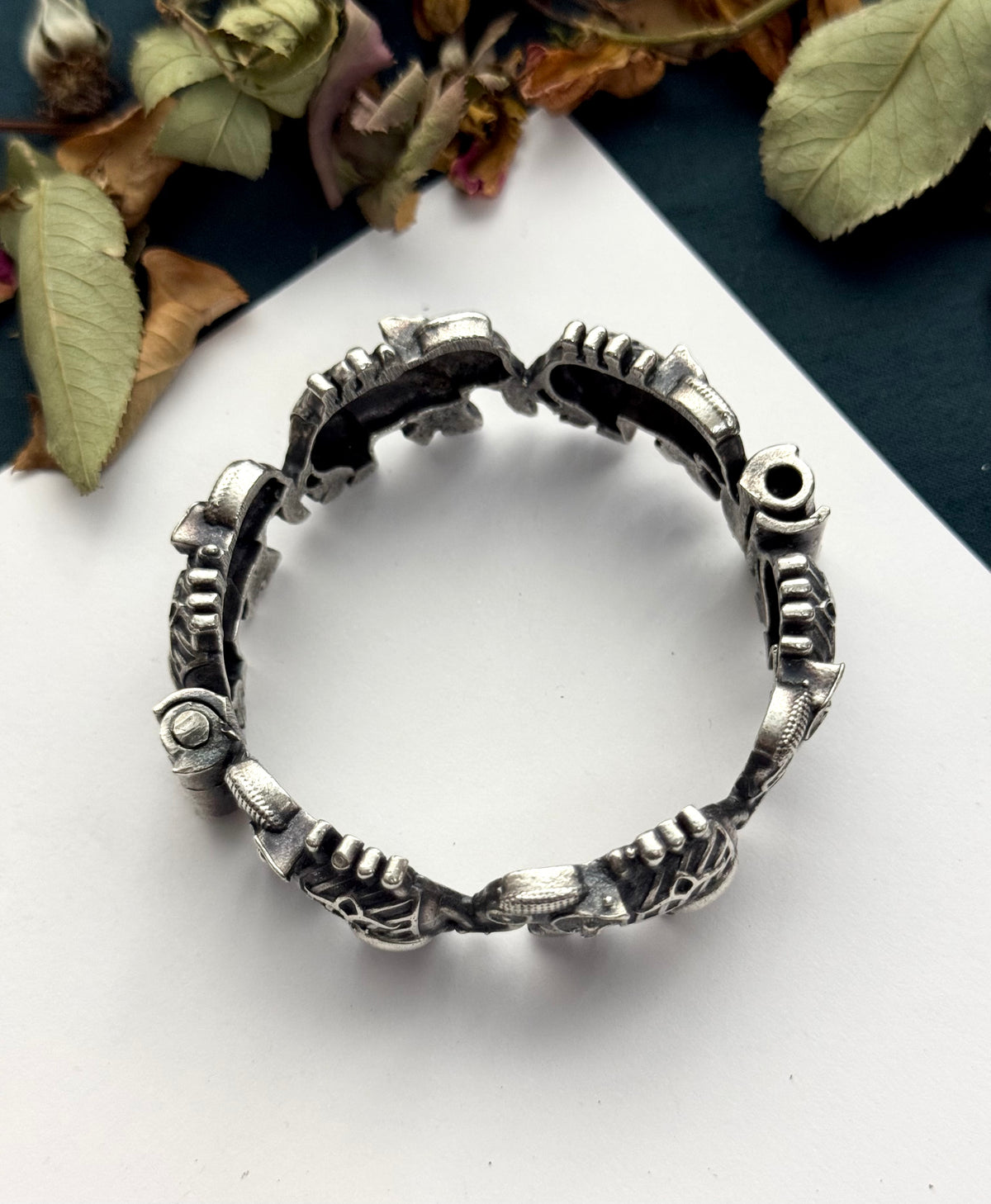 Premium Brass made Oxidised openable Bangle / size 2.6