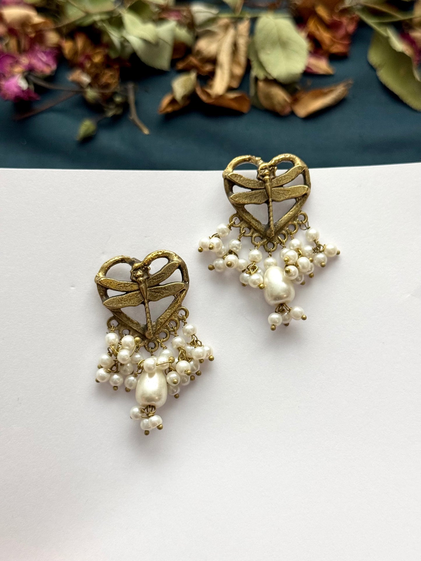 Tribal Beetle Earrings