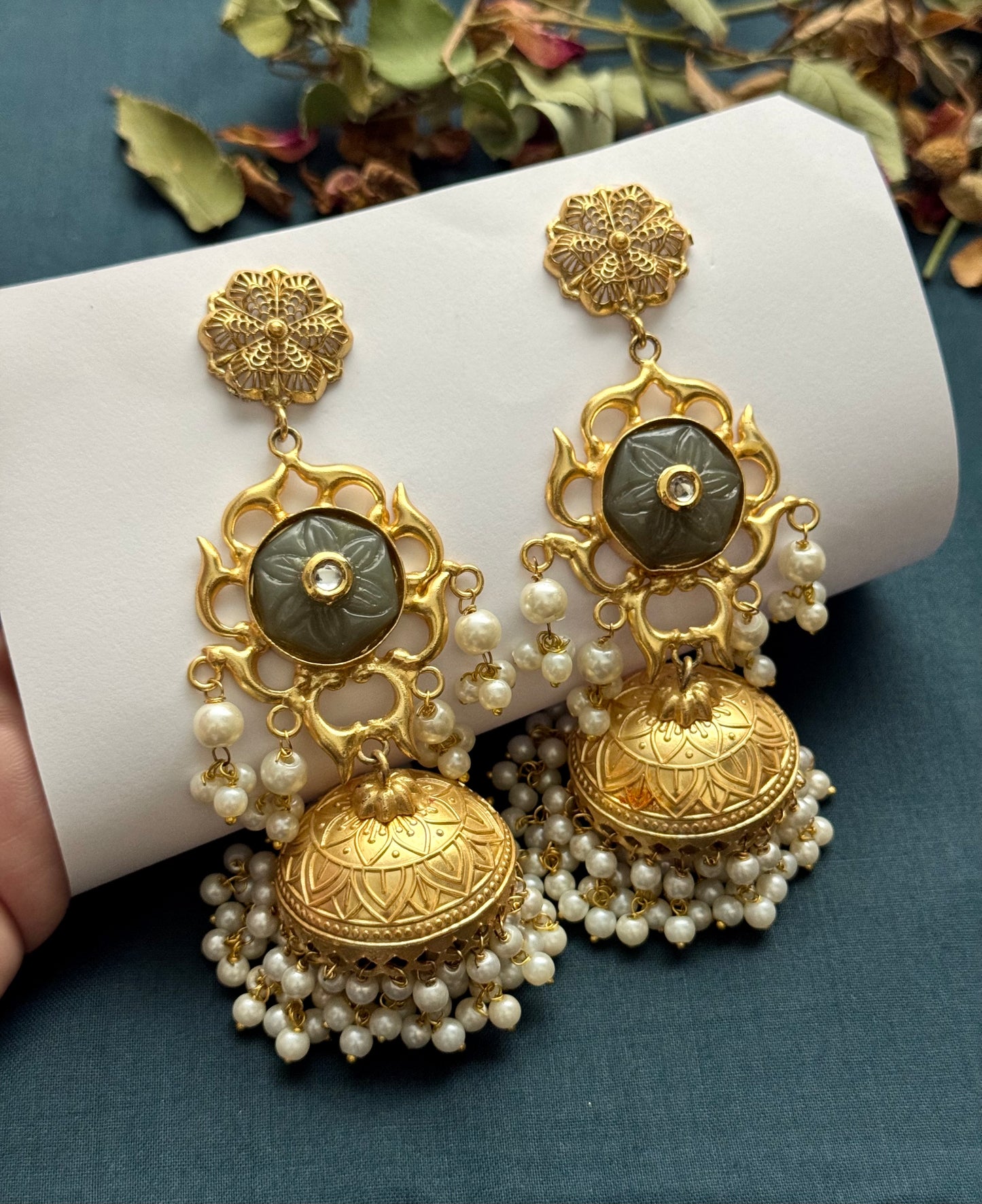 Premium Brass Musarrat Jhumka
