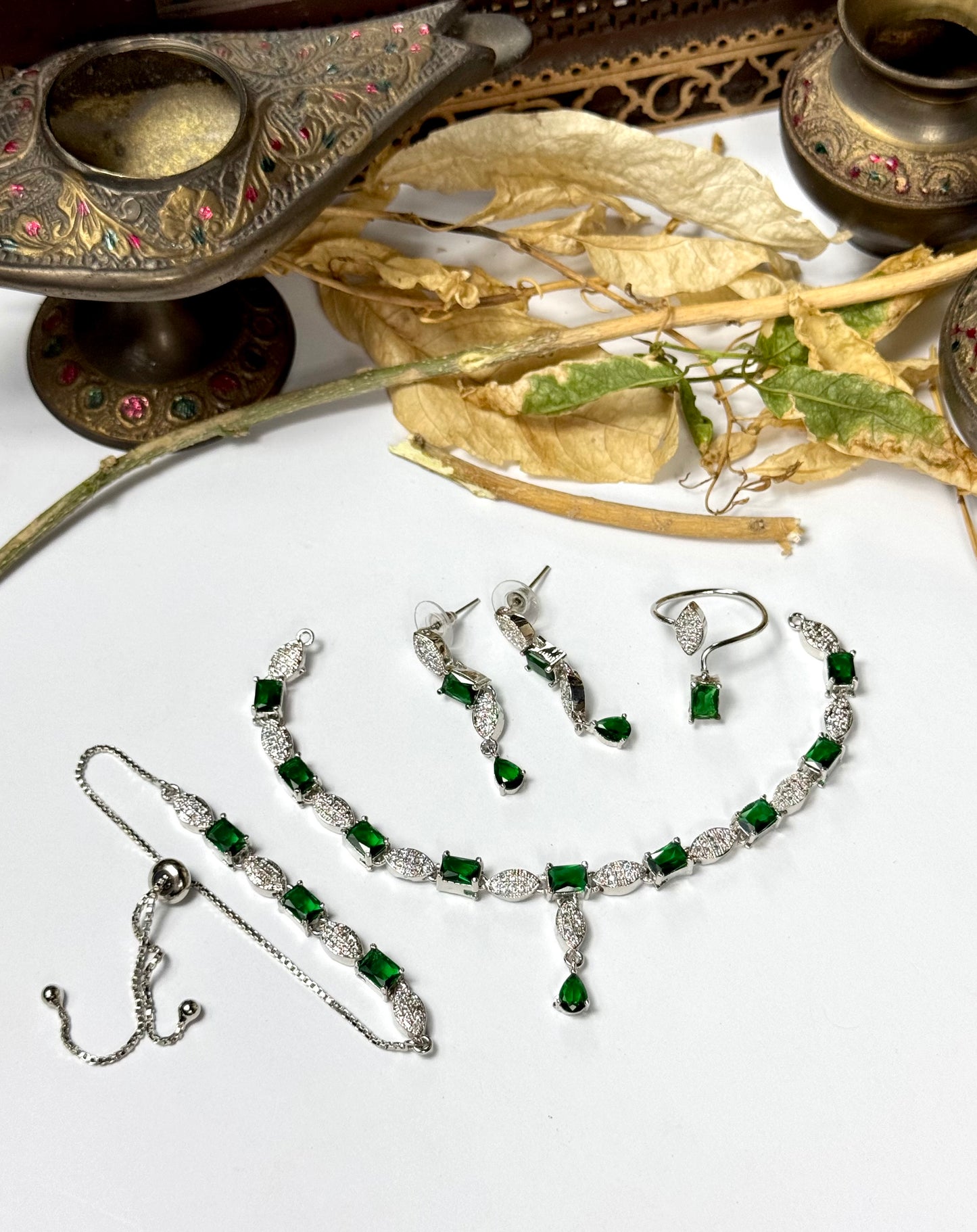 American Diamond 1 karat Combo set