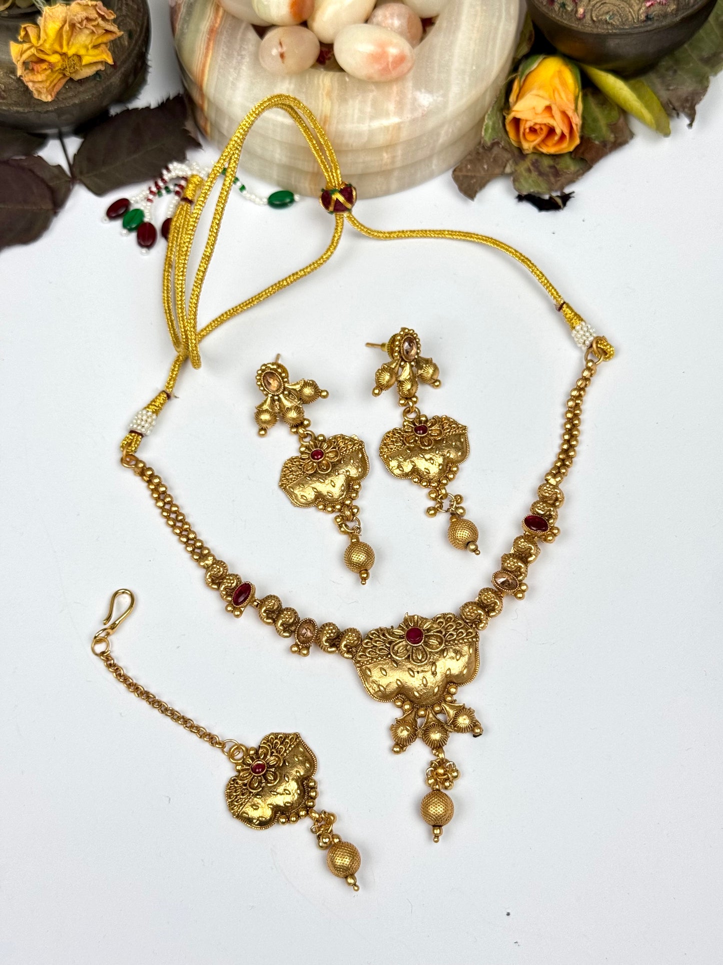 Rajwadi Necklace Set