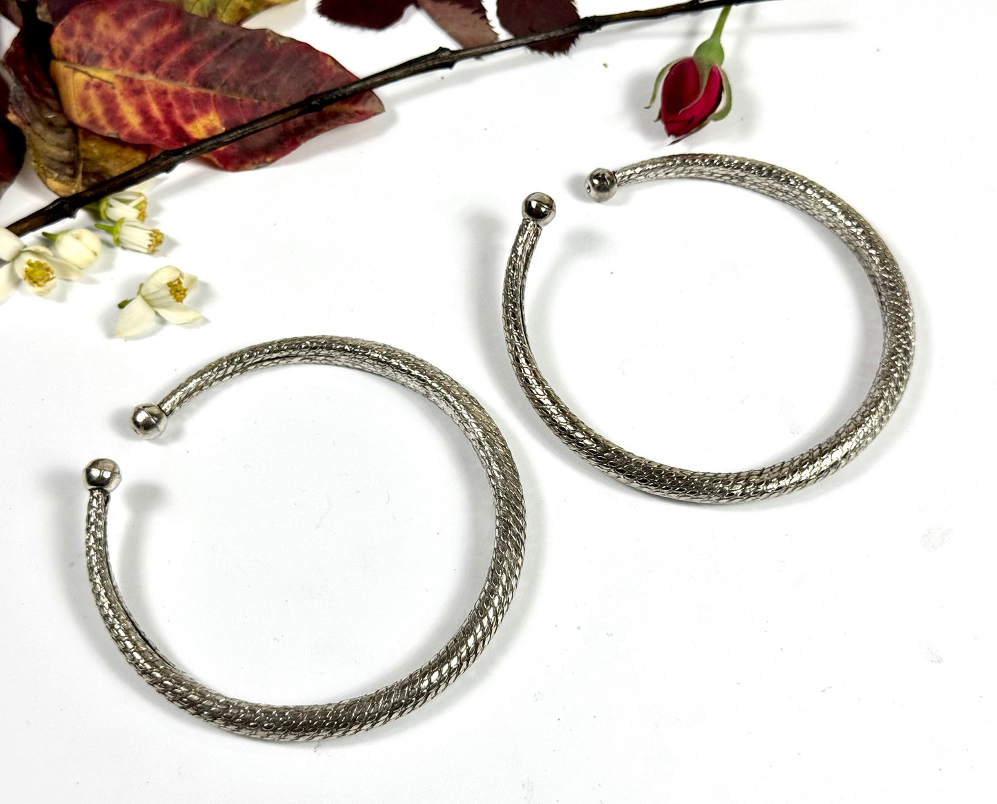 Oxidised German silver Foot wear