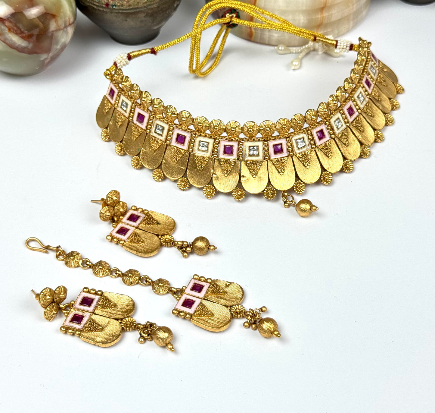 Rajwadi Choker set