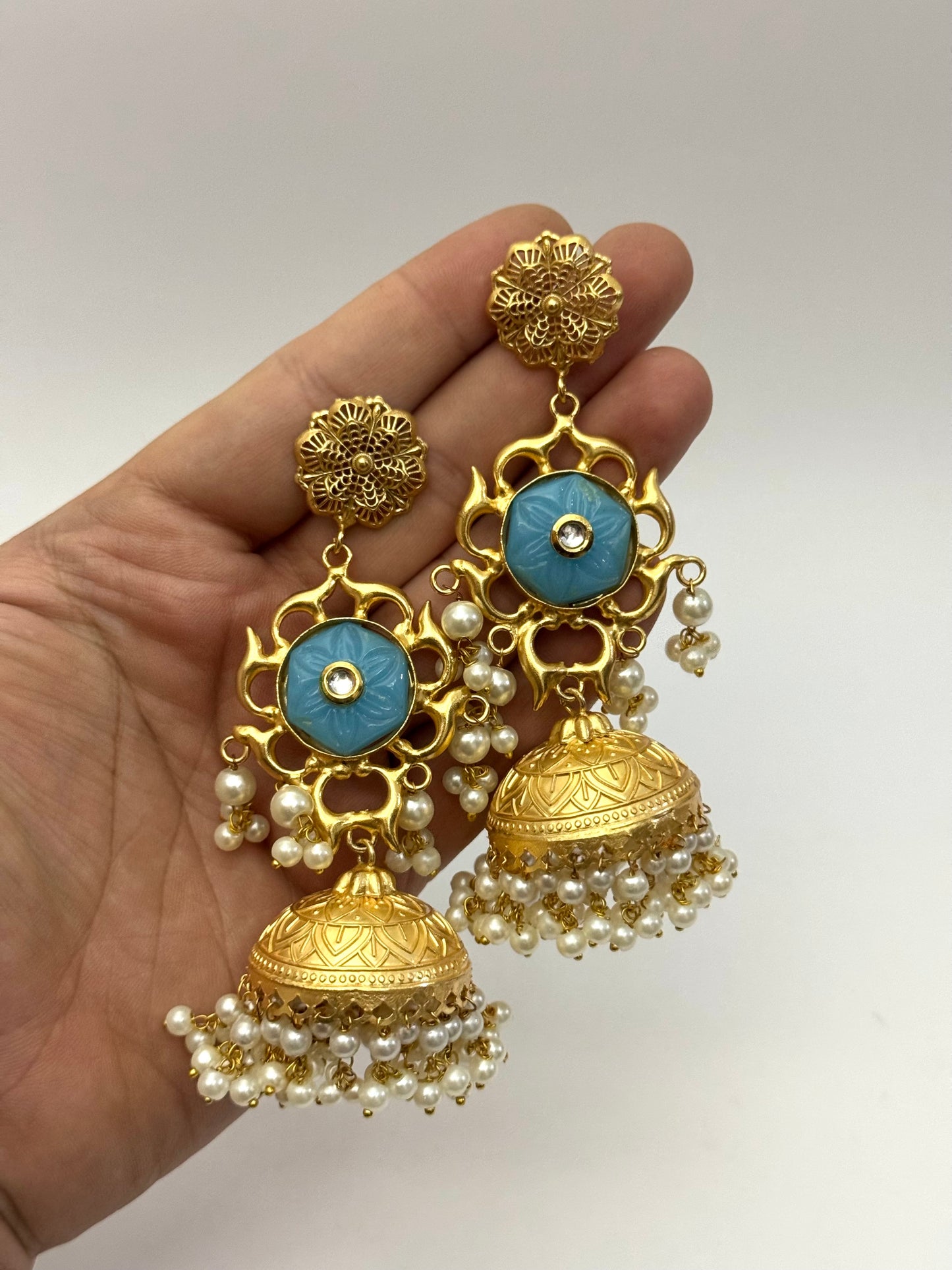 Premium Brass Musarrat Jhumka