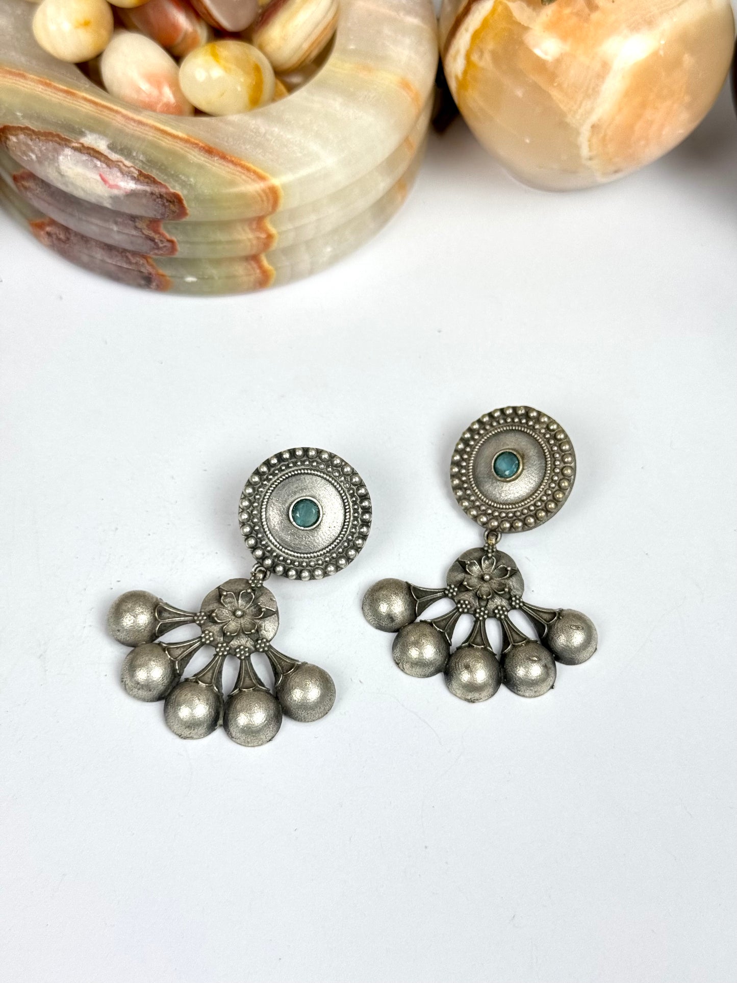 Premium Brass made Oxidised Earrings