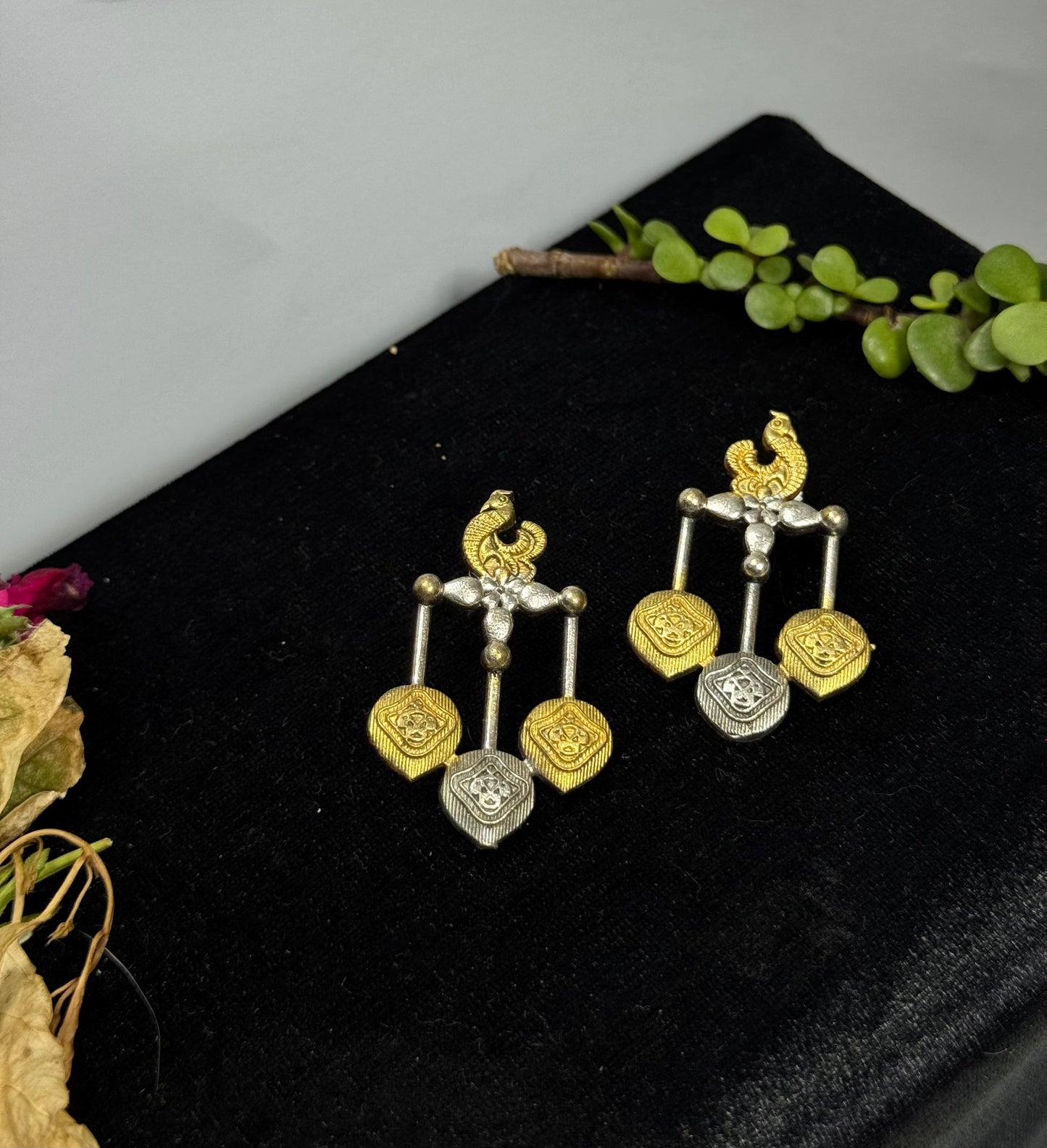 Oxidised Minahil Tops