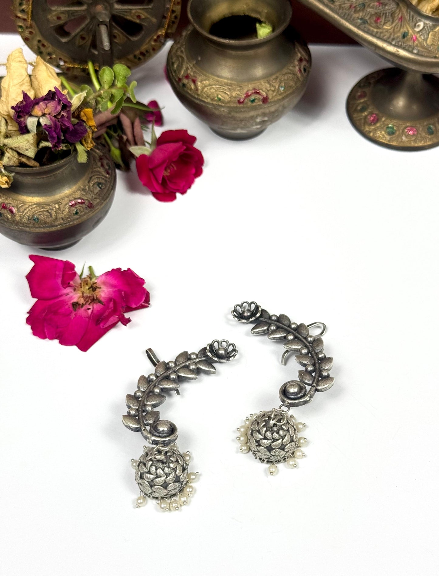 Oxidised Kiara Earrings