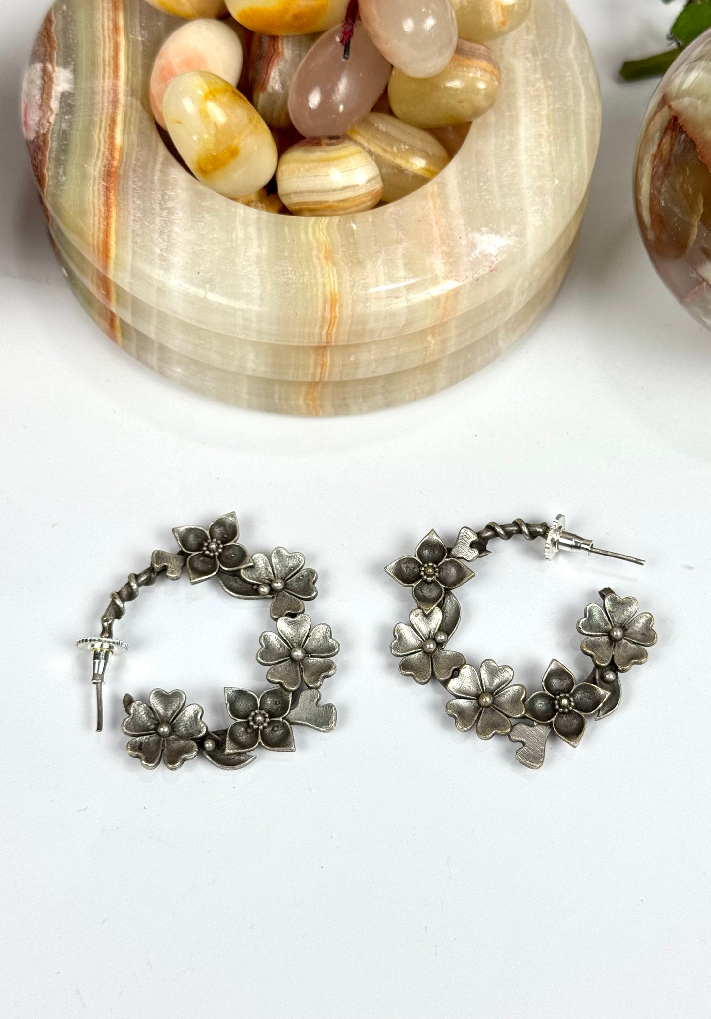 Premium Brass made Flower Earrings