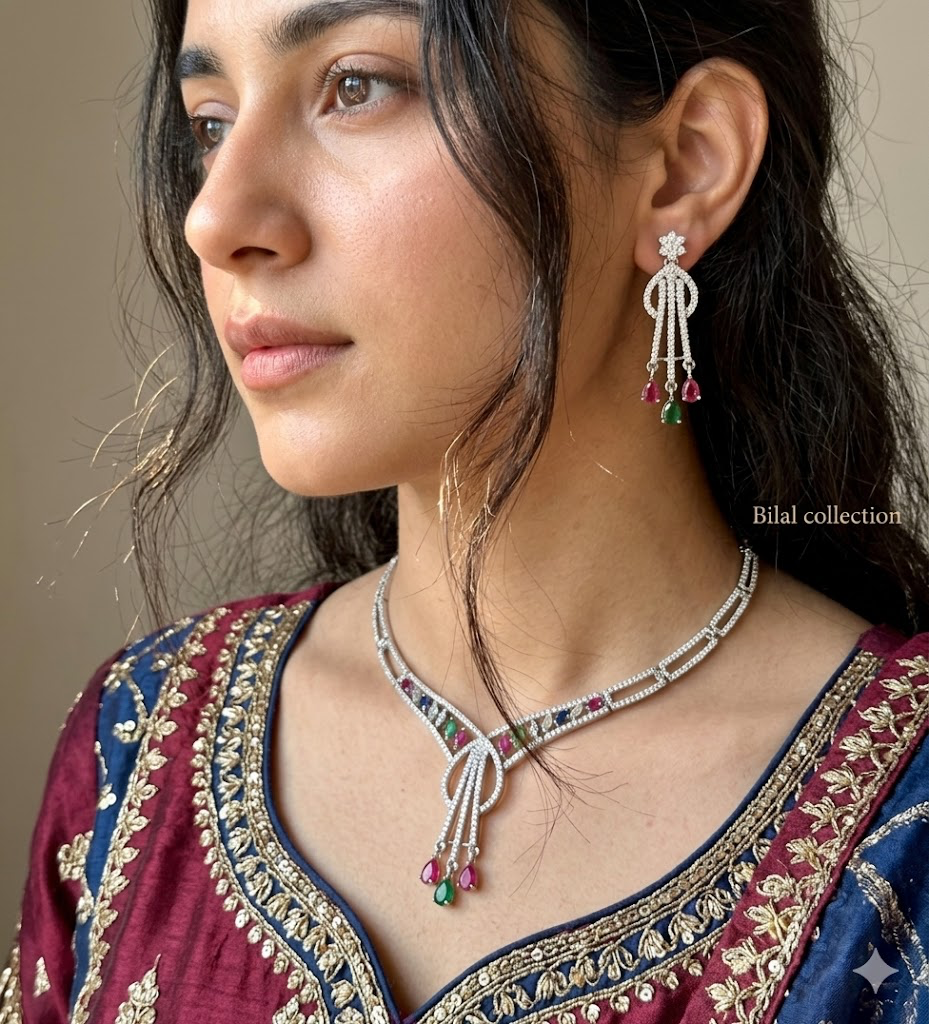 American Diamond Necklace set