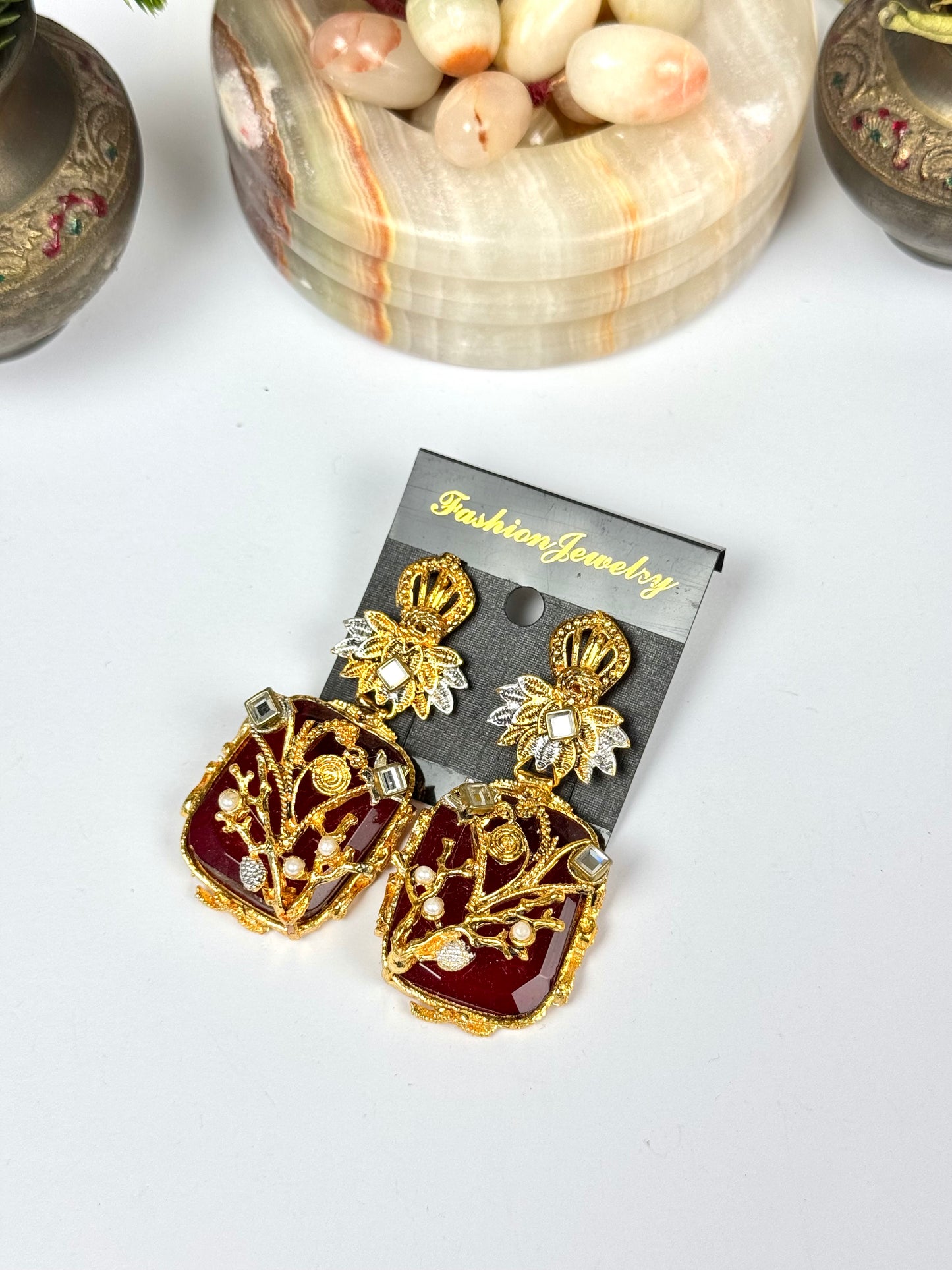 EGYPTIAN Stone Earrings