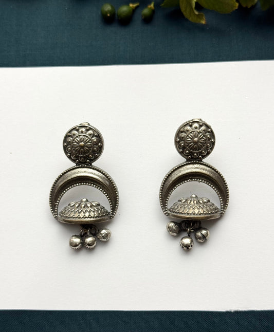 Premium Oxidised Brass made Earrings