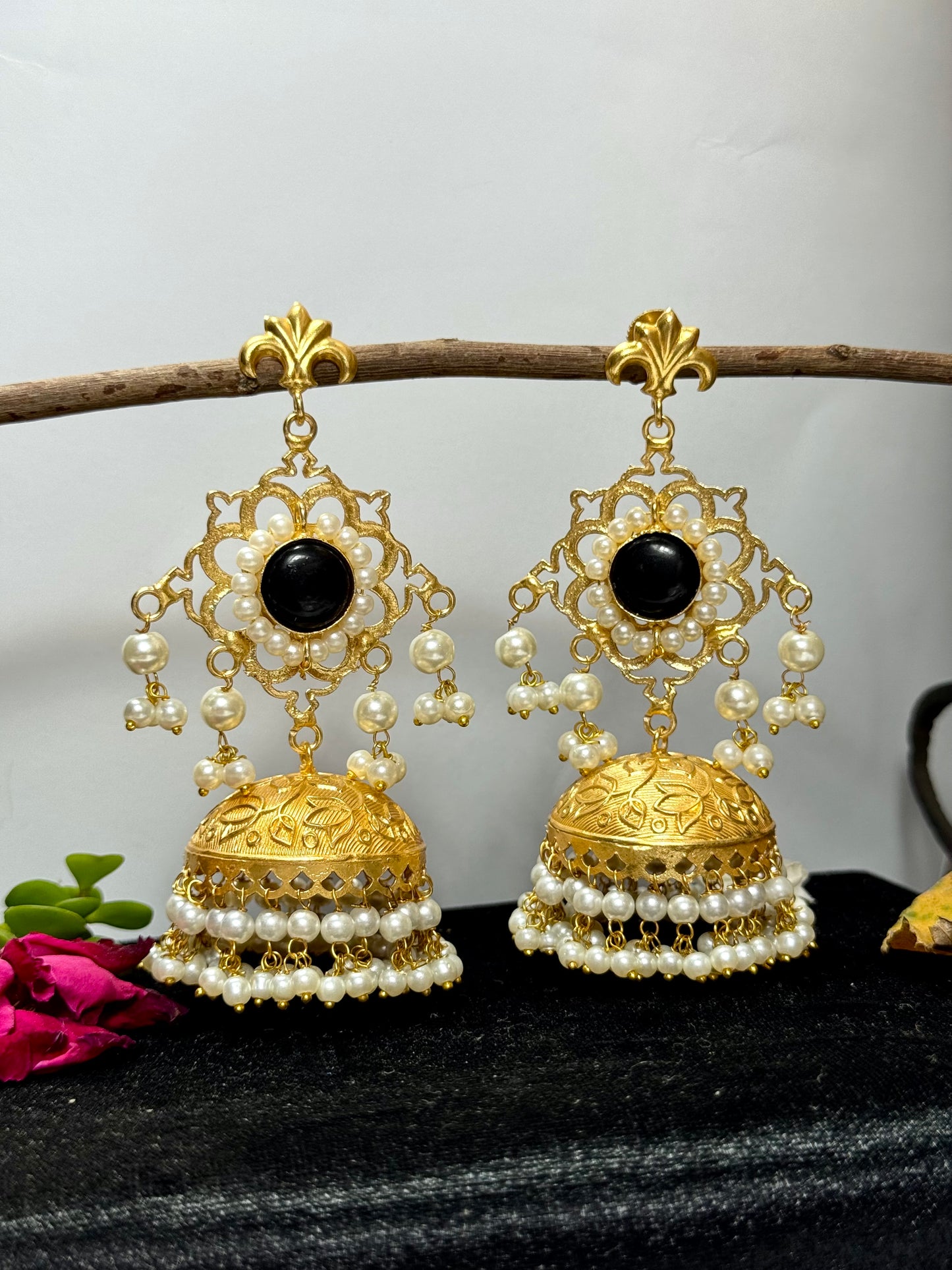 Premium Brass Safeena Jhumka