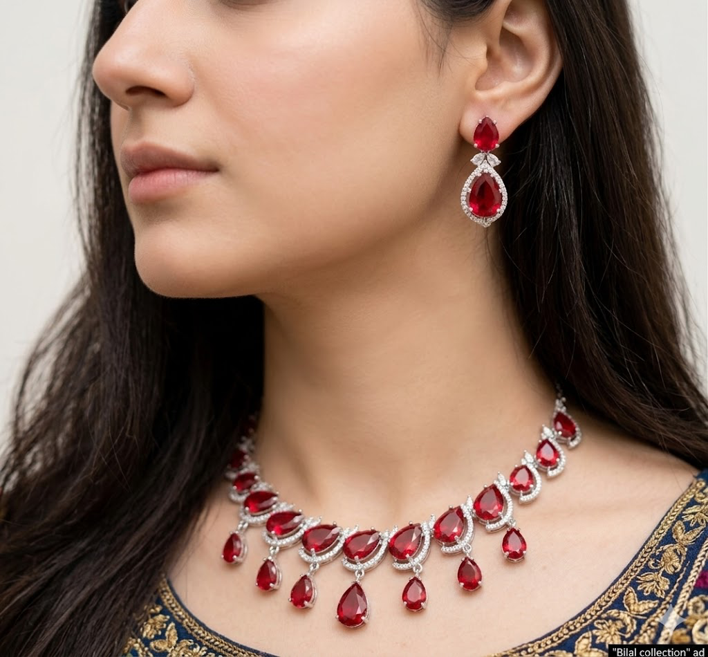 American Diamond Necklace set