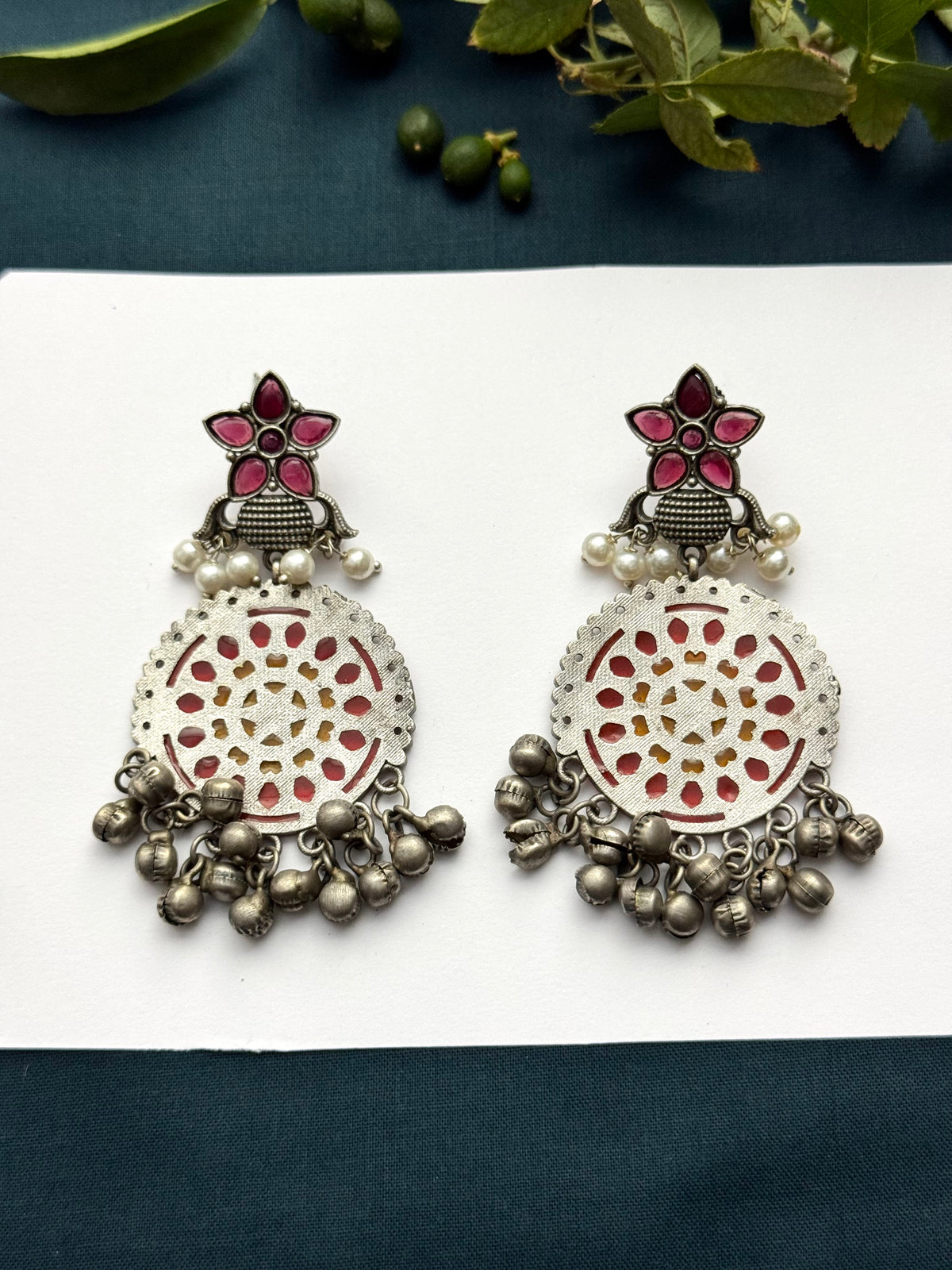 Premium Brass made oxidised Earrings