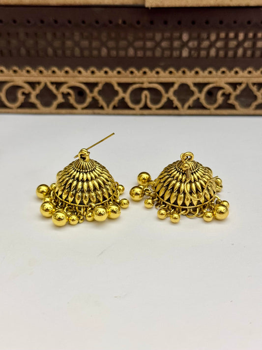 Oxidised jhumka