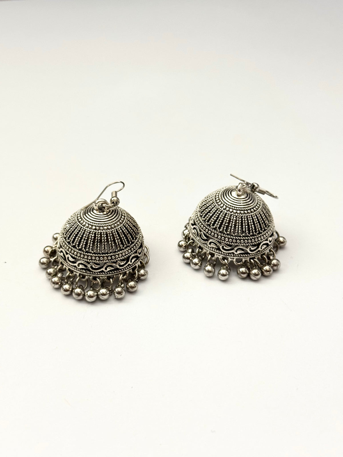 Oxidised medium jhumki
