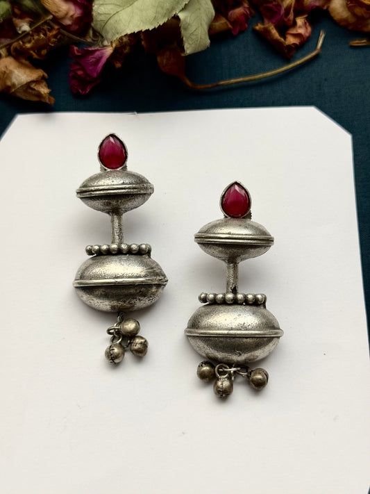 Premium Brass made Oxidised Earrings